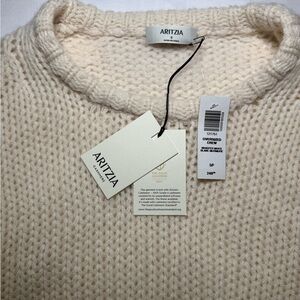 Aritzia Off-White Textured Sweater